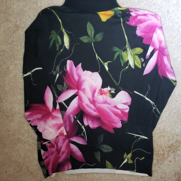 ted baker merilie citrus bloom sweater US 6 EUC ted size 2 - Picture 3 of 13